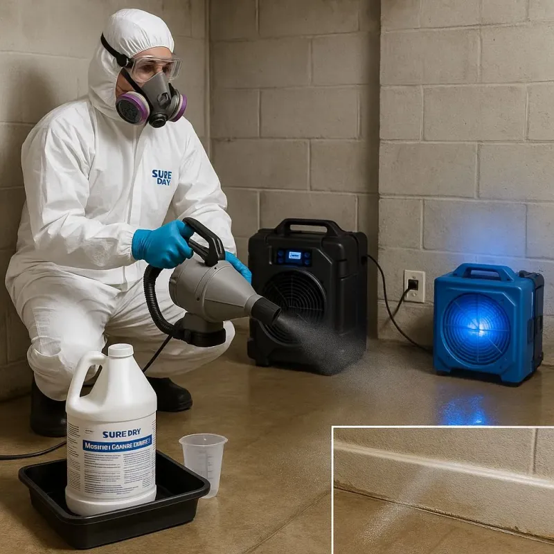 Sanitization and Odor Removal process in Peabody, KS