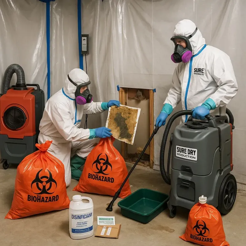 Contaminated Water Handling Protocols process in Peabody, KS